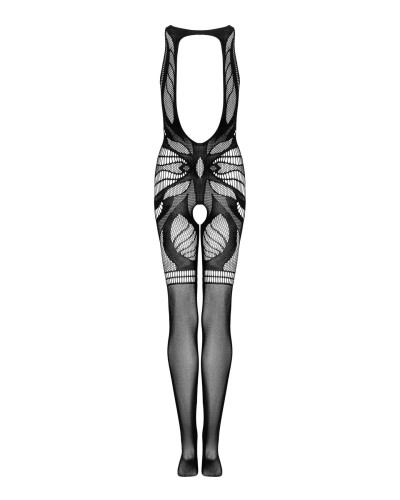 (SALE) Сітчастий бодістокінг без рукавів Obsessive Bodystocking G331 S/M/L, black, з доступом - Фото №4