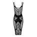 (SALE) Напівпрозора сукня міді Obsessive D609 dress S/M/L, black - Фото №4