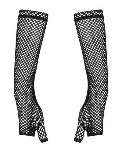 Сітчасті мітенки Obsessive Darkie mittens, black - Фото №2