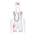 Эротический костюм медсестры Obsessive Emergency dress S/M, white, платье, стринги, перчатки, чепчик - Фото №2