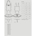 Эротический костюм горничной с юбкой Obsessive Housemaid 5 pcs costume S/M, black, топ, юбка, стринг - Фото №5