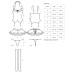 Эротический костюм горничной с юбкой Obsessive Housemaid 5 pcs costume S/M, black, топ, юбка, стринг - Фото №7