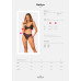 Комплект белья Obsessive Natilya 2-pcs set XS/S, black, бюстгальтер, трусики - Фото №5