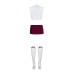 Еротичний костюм студентки Obsessive Student 4 pcs costume S/M, топ, спідниця, стринги, гольфи - Фото №4