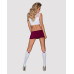 Эротический костюм студентки Obsessive Student 4 pcs costume L/XL, топ, юбка, стринги, гольфы - Фото №7