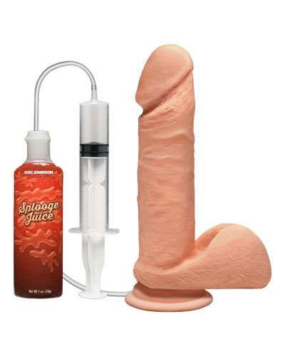 Фалоімітатор, що кінчає, Doc Johnson The D ULTRASKYN Perfect D Squirting – 7 Inch, діаметр 4,3 см - Фото №1