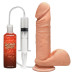 Фалоімітатор, що кінчає, Doc Johnson The D ULTRASKYN Perfect D Squirting – 7 Inch, діаметр 4,3 см - Фото №1