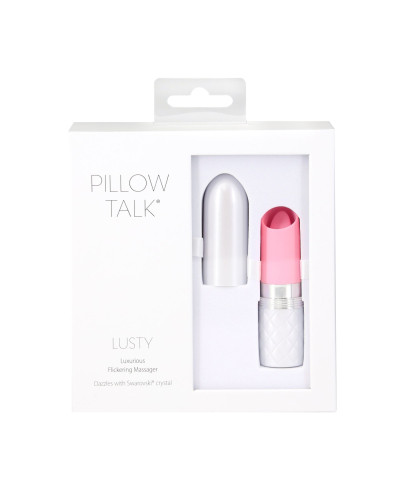 Вібратор Pillow Talk Lusty Luxurious Flickering Massager - Pink - Фото №7