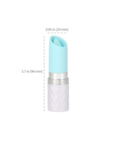 Вібратор Pillow Talk Lusty Luxurious Flickering Massager - Teal - Фото №2