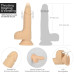 Фаллоимитатор-пульсатор Naked Addiction 6.5″ Thrusting Dong With Remote, движения вперед-назад,пульт - Фото №3