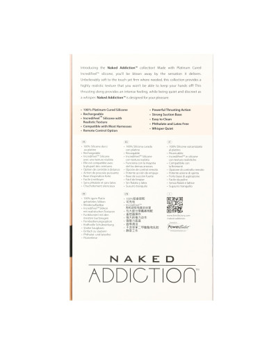 Фаллоимитатор-пульсатор Naked Addiction 6.5″ Thrusting Dong With Remote, движения вперед-назад,пульт - Фото №9
