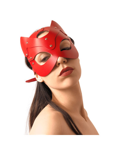 Маска Кішечки Art of Sex - Cat Mask, Красный - Фото №4