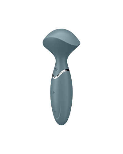 Вібромасажер Satisfyer Mini Wand-er Grey - Фото №2