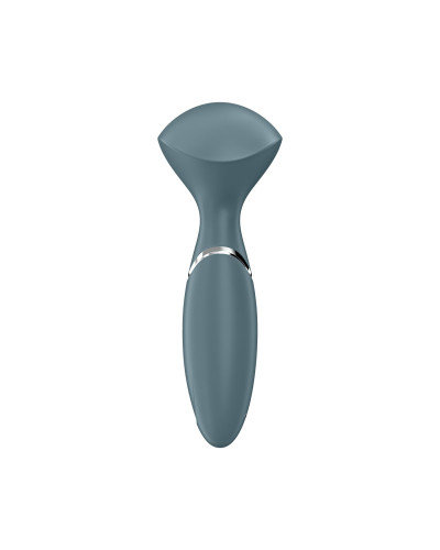 Вібромасажер Satisfyer Mini Wand-er Grey - Фото №3