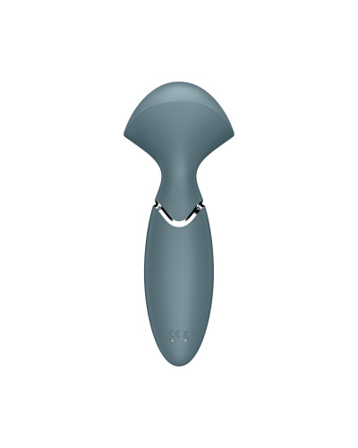 Вібромасажер Satisfyer Mini Wand-er Grey - Фото №4