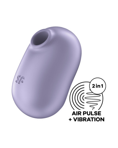 Вакуумний стимулятор із вібрацією Satisfyer Pro To Go 2 Violet - Фото №1