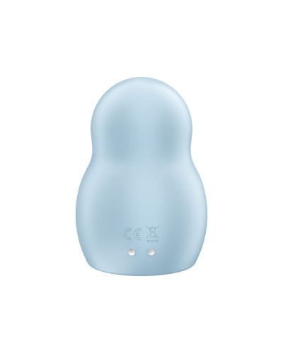 Вакуумний стимулятор з вібрацією Satisfyer Pro To Go 1 Blue - Фото №4