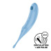 Вібратор для клітора з вакуумною стимуляцією Satisfyer Twirling Pro Blue - Фото №1