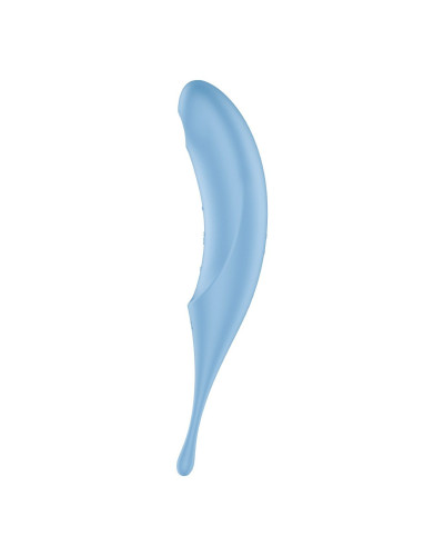 Вібратор для клітора з вакуумною стимуляцією Satisfyer Twirling Pro Blue - Фото №2