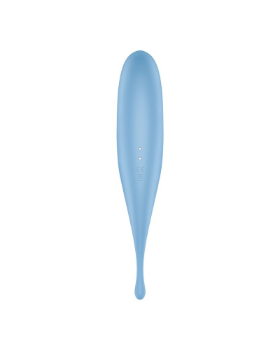 Вібратор для клітора з вакуумною стимуляцією Satisfyer Twirling Pro Blue - Фото №4