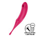 Вібратор для клітора з вакуумною стимуляцією Satisfyer Twirling Pro Red - Фото №1