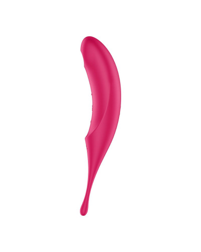 Вібратор для клітора з вакуумною стимуляцією Satisfyer Twirling Pro Red - Фото №2