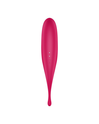Вібратор для клітора з вакуумною стимуляцією Satisfyer Twirling Pro Red - Фото №4