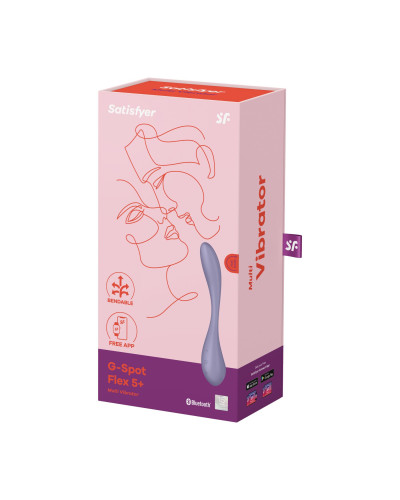 Универсальный вибратор Satisfyer G-Spot Flex 5+ Lilac - Фото №7