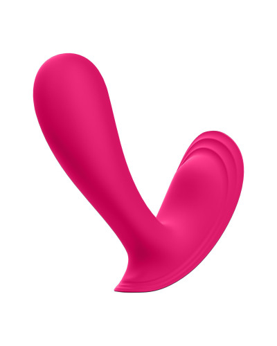 Смарт-вібратор у трусики Satisfyer Top Secret Pink вагінально-кліторальний, 2 мотори - Фото №4