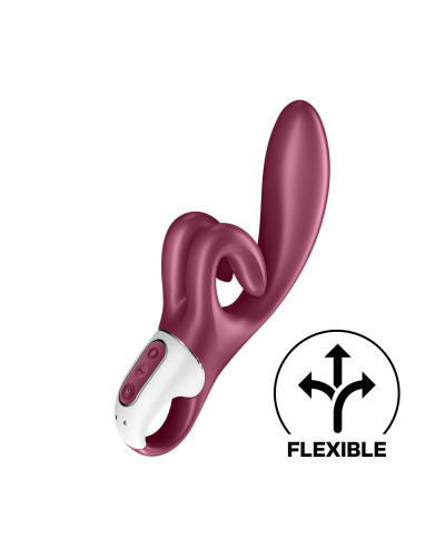 Вібратор-кролик Satisfyer Touch Me Red, подвійний відросток, 3 потужні мотори - Фото №1