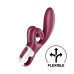 Вібратор-кролик Satisfyer Touch Me Red, подвійний відросток, 3 потужні мотори - Фото №1