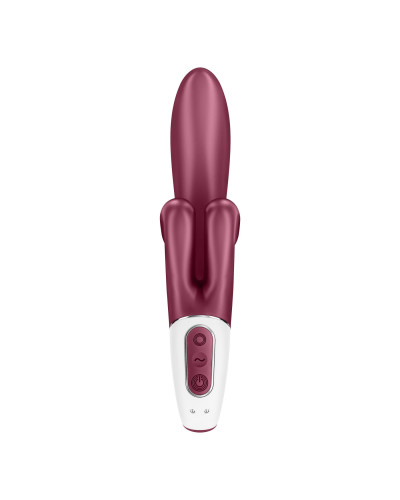 Вібратор-кролик Satisfyer Touch Me Red, подвійний відросток, 3 потужні мотори - Фото №6