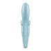 Вібратор-кролик Satisfyer Touch Me Blue, подвійний відросток, 3 потужні мотори - Фото №3