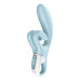 Вібратор-кролик Satisfyer Touch Me Blue, подвійний відросток, 3 потужні мотори - Фото №5