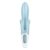 Вібратор-кролик Satisfyer Touch Me Blue, подвійний відросток, 3 потужні мотори - Фото №6