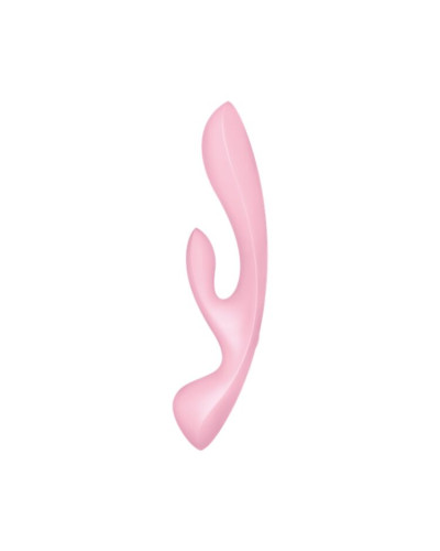 Вібратор-кролик Satisfyer Triple Oh Pink - Фото №2