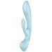 Вібратор-кролик Satisfyer Triple Oh Blue - Фото №1
