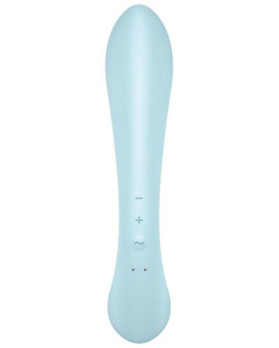 Вібратор-кролик Satisfyer Triple Oh Blue - Фото №3