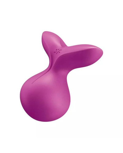 Мінівібромасажер Satisfyer Viva la Vulva 3 Violet - Фото №1