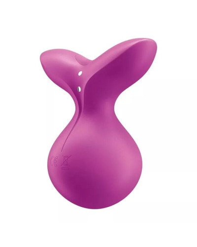 Мінівібромасажер Satisfyer Viva la Vulva 3 Violet - Фото №3
