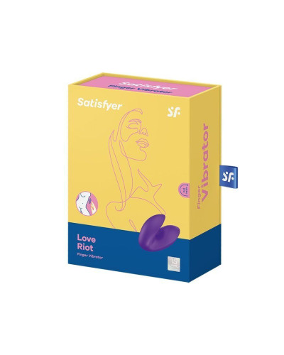 Вібратор на палець Satisfyer Love Riot Purple, 12 варіантів використання - Фото №6