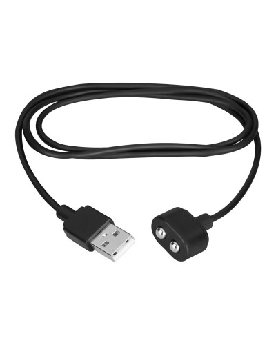 Зарядка (запасний кабель) для іграшок Satisfyer USB charging cable Black - Фото №2