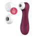 Вакуумный клиторальный стимулятор Satisfyer Pro 2 Generation 3 with Liquid Air Wine Red - Фото №1
