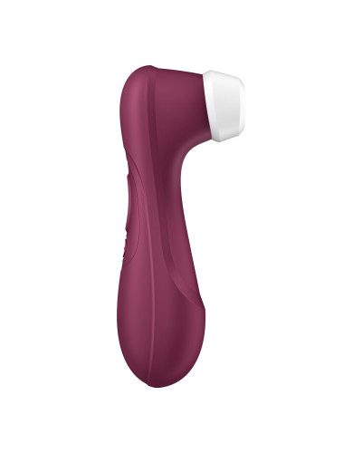 Вакуумный клиторальный стимулятор Satisfyer Pro 2 Generation 3 with Liquid Air Wine Red - Фото №3
