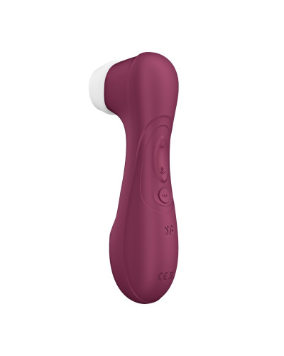 Вакуумний кліторальний стимулятор Satisfyer Pro 2 Generation 3 with Liquid Air Connect App Wіnе Red - Фото №4