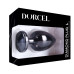 Металлическая анальная пробка с кристаллом Dorcel Diamond Plug Black L - Фото №7