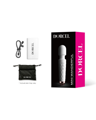 Мінівібромасажер Dorcel Wand Mini Wanderful White - Фото №5