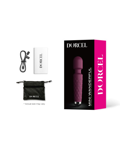 Мінівібромасажер Dorcel Wand Mini Wanderful Plum - Фото №5