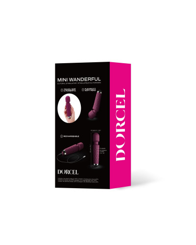 Мінівібромасажер Dorcel Wand Mini Wanderful Plum - Фото №6
