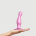Насадка для страпона Strap-On-Me Dildo Plug Curvy Rose Dragee Metallic M - Фото №1